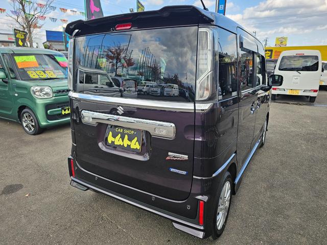 スペーシアカスタム ハイブリッドGS 4WD車検9年1月・新品国産スタッドレスタイヤ新品アルミ社外ナビTVブルートゥース新品バックカメラ新品国産夏タイヤ純正アルミ両側スライドドア左電動LEDライト衝突軽減ブレーキ横滑防止ABS取説・記録簿(10枚目)