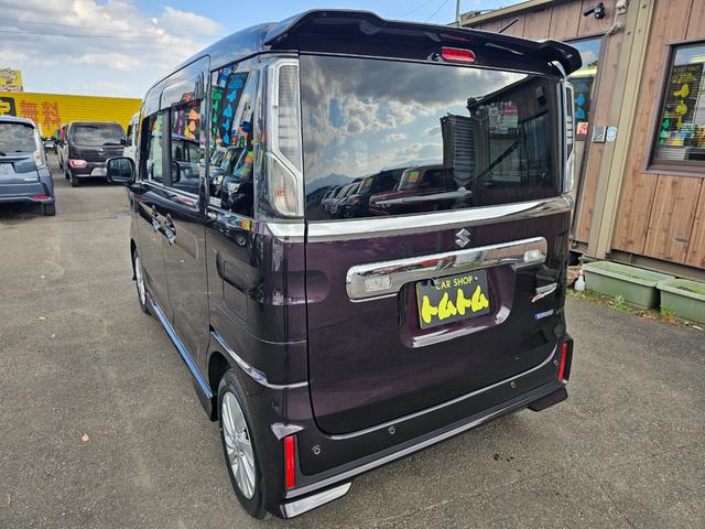 スペーシアカスタム ハイブリッドGS 4WD車検9年1月・新品国産スタッドレスタイヤ新品アルミ社外ナビTVブルートゥース新品バックカメラ新品国産夏タイヤ純正アルミ両側スライドドア左電動LEDライト衝突軽減ブレーキ横滑防止ABS取説・記録簿(12枚目)