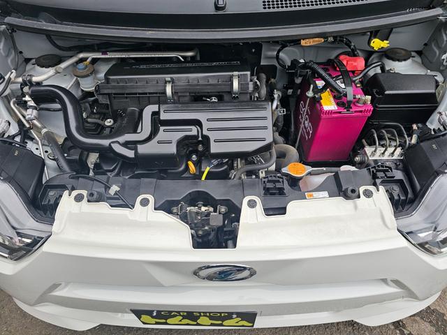 ミライース Ｘ　ＳＡＩＩＩ　４ＷＤ車検９年１１月・新品国産スタッドレスタイヤ新品アルミ純正ナビＴＶ新品バックカメラ新品国産夏タイヤ社外アルミ純正ＬＥＤヘッドライト衝突軽減ブレーキ横滑防止レーンアシストＡＢＳタイベルチェーン記録簿（44枚目）