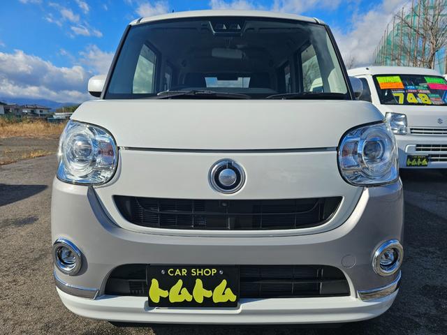 ムーヴキャンバス Ｇブラックインテリアリミテッド　ＳＡＩＩＩ　車検９年１１月・新品国産スタッドレスタイヤ新品アルミ純正ナビフルセグＴＶブルートゥース全方位カメラ新品国産夏タイヤ社外ホワイトアルミ両側電動スライドドア衝突軽減ブレーキ横滑防止スマートキー取説・記録簿（2枚目）