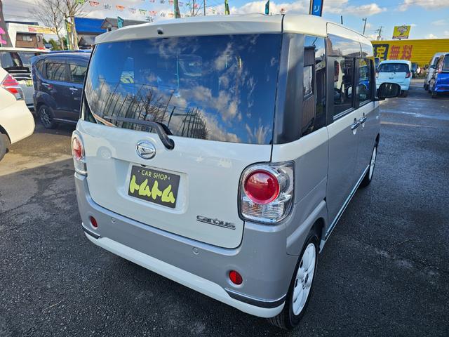 ムーヴキャンバス Ｇブラックインテリアリミテッド　ＳＡＩＩＩ　車検９年１１月・新品国産スタッドレスタイヤ新品アルミ純正ナビフルセグＴＶブルートゥース全方位カメラ新品国産夏タイヤ社外ホワイトアルミ両側電動スライドドア衝突軽減ブレーキ横滑防止スマートキー取説・記録簿（10枚目）