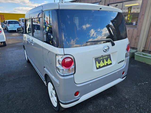 ムーヴキャンバス Ｇブラックインテリアリミテッド　ＳＡＩＩＩ　車検９年１１月・新品国産スタッドレスタイヤ新品アルミ純正ナビフルセグＴＶブルートゥース全方位カメラ新品国産夏タイヤ社外ホワイトアルミ両側電動スライドドア衝突軽減ブレーキ横滑防止スマートキー取説・記録簿（12枚目）