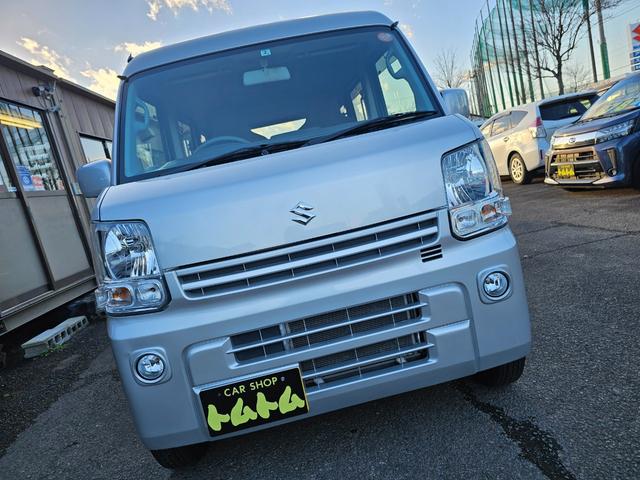 エブリイ ＰＣリミテッド　走行３５７８７ｋｍ切り替え式４ＷＤ５速マニュアル車検９年２月・新品国産スタッドレスタイヤ新品ホイール新品国産夏タイヤ両側スライドドアＡＢＳキーレス電動格納ミラー純正フォグランプＰＶガラス取説・記録簿（63枚目）