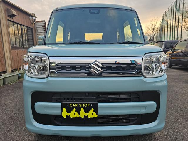 スペーシア ハイブリッドＸ　ハイブリッド車検９年１１月・新品国産スタッドレスタイヤ新品アルミ純正８インチナビフルセグＴＶブルートゥース全方位カメラ新品国産夏タイヤ純正アルミ両側電動スライド衝突軽減ブレーキ横滑り防止スマートキー（2枚目）