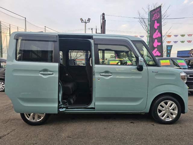 スペーシア ハイブリッドＸ　ハイブリッド車検９年１１月・新品国産スタッドレスタイヤ新品アルミ純正８インチナビフルセグＴＶブルートゥース全方位カメラ新品国産夏タイヤ純正アルミ両側電動スライド衝突軽減ブレーキ横滑り防止スマートキー（7枚目）