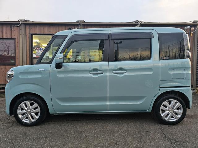 スペーシア ハイブリッドＸ　ハイブリッド車検９年１１月・新品国産スタッドレスタイヤ新品アルミ純正８インチナビフルセグＴＶブルートゥース全方位カメラ新品国産夏タイヤ純正アルミ両側電動スライド衝突軽減ブレーキ横滑り防止スマートキー（8枚目）