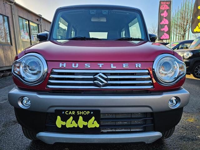 ハスラー ＪスタイルＩＩ　ハイブリッド４ＷＤ新品国産スタッドレスタイヤ中古アルミ社外ナビＴＶ新品バックカメラ新品夏タイヤ純正アルミ純正ＨＩＤ衝突軽減ブレーキ横滑防止ＡＢＳ運転席助手席シートヒーター・タイベルチェーン取説・記録簿（2枚目）