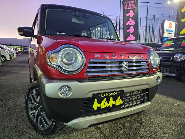 ハスラー ＪスタイルＩＩ　ハイブリッド４ＷＤ新品国産スタッドレスタイヤ中古アルミ社外ナビＴＶ新品バックカメラ新品夏タイヤ純正アルミ純正ＨＩＤ衝突軽減ブレーキ横滑防止ＡＢＳ運転席助手席シートヒーター・タイベルチェーン取説・記録簿（3枚目）