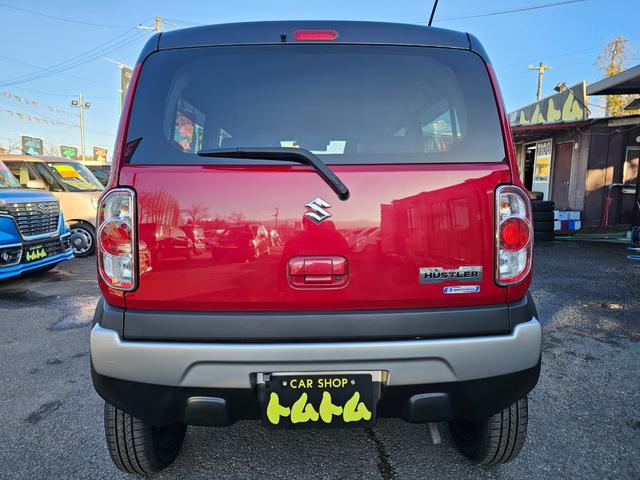 ハスラー ＪスタイルＩＩ　ハイブリッド４ＷＤ新品国産スタッドレスタイヤ中古アルミ社外ナビＴＶ新品バックカメラ新品夏タイヤ純正アルミ純正ＨＩＤ衝突軽減ブレーキ横滑防止ＡＢＳ運転席助手席シートヒーター・タイベルチェーン取説・記録簿（8枚目）