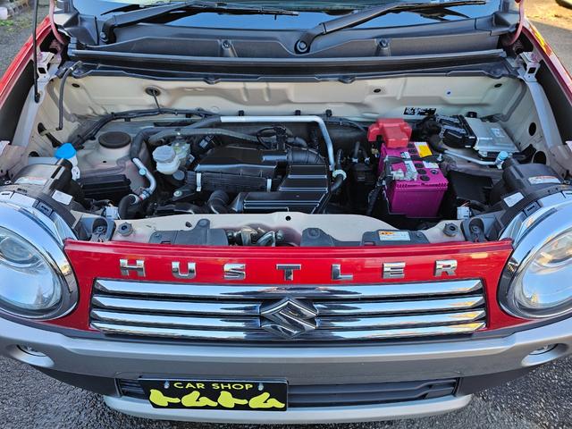 ハスラー ＪスタイルＩＩ　ハイブリッド４ＷＤ新品国産スタッドレスタイヤ中古アルミ社外ナビＴＶ新品バックカメラ新品夏タイヤ純正アルミ純正ＨＩＤ衝突軽減ブレーキ横滑防止ＡＢＳ運転席助手席シートヒーター・タイベルチェーン取説・記録簿（50枚目）