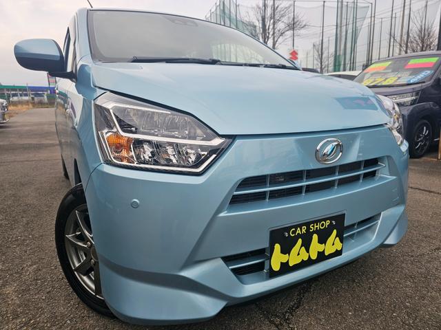 ミライース Ｘ　ＳＡＩＩＩ　４ＷＤ・新品国産スタッドレスタイヤ新品アルミ社外ナビＴＶブルートゥース新品バックカメラ新品国産夏タイヤ社外アルミ純正ＬＥＤヘッドライト電格ミラー衝突軽減ブレーキ横滑り防止タイベルチェーン取説・記録簿（3枚目）