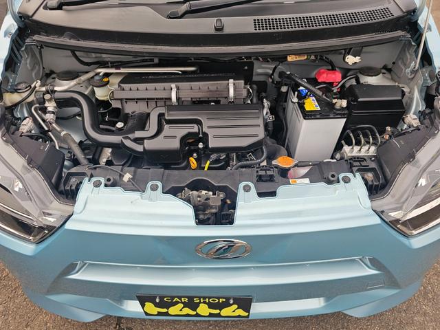 ミライース Ｘ　ＳＡＩＩＩ　４ＷＤ・新品国産スタッドレスタイヤ新品アルミ社外ナビＴＶブルートゥース新品バックカメラ新品国産夏タイヤ社外アルミ純正ＬＥＤヘッドライト電格ミラー衝突軽減ブレーキ横滑り防止タイベルチェーン取説・記録簿（42枚目）