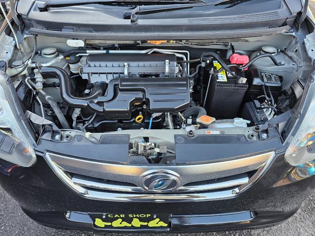 ミライース X メモリアルエディション エコアイドル走行34345km車検9年12月・新品国産夏タイヤ社外アルミホイール純正CDキーレス電動格納ミラーSRSWエアバックABSアイドリングSTOPタイミングベルト交換不要チェーン取説・記録簿(33枚目)