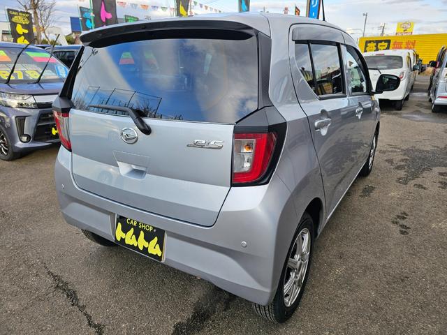 ミライース X SAIII 4WD車検8年11月・新品国産スタッドレスタイヤ新品アルミ純正ナビフルセグTVブルートゥース新品バックカメラ新品国産夏タイヤ社外アルミ衝突軽減ブレーキ横滑防止キーレスABSタイベルチェーン取説・記録簿(8枚目)