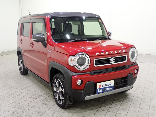 ハスラー ＨＹＢＲＩＤ　Ｘ　４ＷＤ　９インチナビ　全方位カメラ　４ＷＤ　９インチナビ　全方位カメラ　デュアルカメラブレーキサポート　キーレスプッシュスタート　シートヒーター　オートエアコン　ＬＥＤヘッドライト＆フォグライト　オートライト　アルミホイール（5枚目）