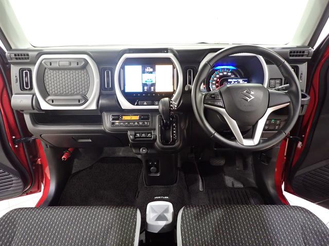 ハスラー ＨＹＢＲＩＤ　Ｘ　４ＷＤ　９インチナビ　全方位カメラ　４ＷＤ　９インチナビ　全方位カメラ　デュアルカメラブレーキサポート　キーレスプッシュスタート　シートヒーター　オートエアコン　ＬＥＤヘッドライト＆フォグライト　オートライト　アルミホイール（10枚目）