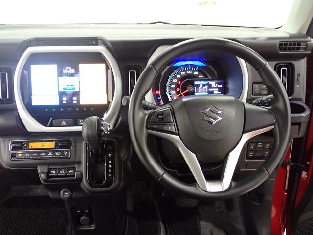 ハスラー ＨＹＢＲＩＤ　Ｘ　４ＷＤ　９インチナビ　全方位カメラ　４ＷＤ　９インチナビ　全方位カメラ　デュアルカメラブレーキサポート　キーレスプッシュスタート　シートヒーター　オートエアコン　ＬＥＤヘッドライト＆フォグライト　オートライト　アルミホイール（11枚目）