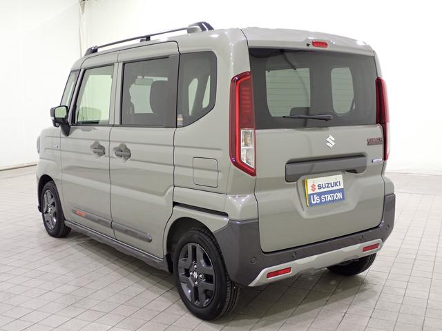 スペーシアギア ギア HYBRID XZターボ 後席両側電動スライドドア デュアルセンサーブレーキサポートII 後席両側電動スライドドア アダプティブクルーズコントロール キーレスプッシュスタート シートヒーター オートエアコン ハンドルヒーター LEDヘッドライト(4枚目)