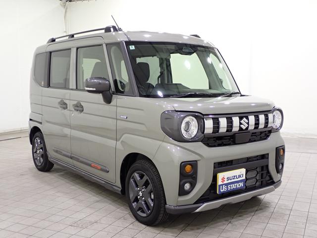 スペーシアギア ギア HYBRID XZターボ 後席両側電動スライドドア デュアルセンサーブレーキサポートII 後席両側電動スライドドア アダプティブクルーズコントロール キーレスプッシュスタート シートヒーター オートエアコン ハンドルヒーター LEDヘッドライト(5枚目)