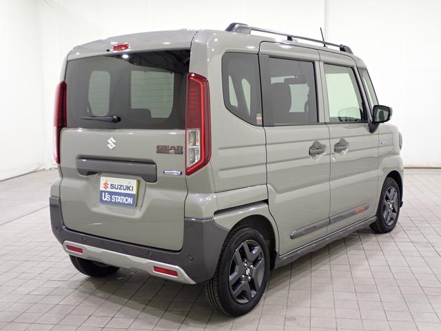 スペーシアギア ギア HYBRID XZターボ 後席両側電動スライドドア デュアルセンサーブレーキサポートII 後席両側電動スライドドア アダプティブクルーズコントロール キーレスプッシュスタート シートヒーター オートエアコン ハンドルヒーター LEDヘッドライト(6枚目)