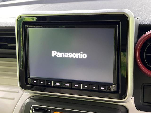 フレアワゴン ハイブリッドＸＳ　４ＷＤ　禁煙車　衝突軽減　純正８インチナビ　全方位カメラ　レーダークルーズ　シートヒーター　ＥＴＣ　両側パワスラ　ｂｌｕｅｔｏｏｔｈ　コーナーセンサー　オートエアコン　オートライト　スマートキ（4枚目）