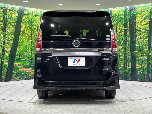 セレナ ハイウェイスター 4WD 禁煙車 寒冷地仕様 フリップダウンモニター プロパイロット 衝突軽減 純正9インチナビ 全周囲カメラ ドラレコ ETC 駐車支援システム スマートキー クリアランスソナー アイドリングストップ(18枚目)