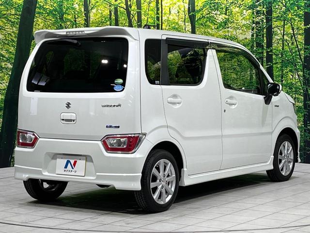 ワゴンR ハイブリッドFZ 4WD 禁煙車 衝突軽減 全周囲カメラ 純正ナビ ETC Bluetooth フルセグ LEDヘッドライト シートヒーター スマートキー オートエアコン 14インチアルミ 電動格納ミラー(17枚目)