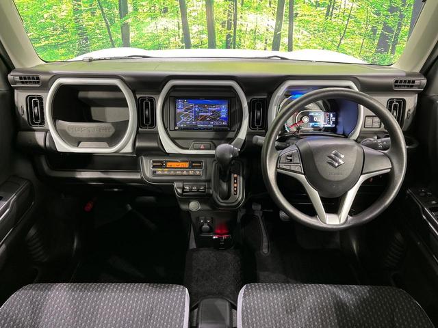 ハスラー ハイブリッドＧ　４ＷＤ　禁煙車　衝突軽減　ナビ　バックカメラ　ドラレコ　ＥＴＣ　シートヒーター　オートエアコン　スマートキー　オートライト　１５インチアルミ　シートリフター　バニティミラー　ドアバイザー（2枚目）