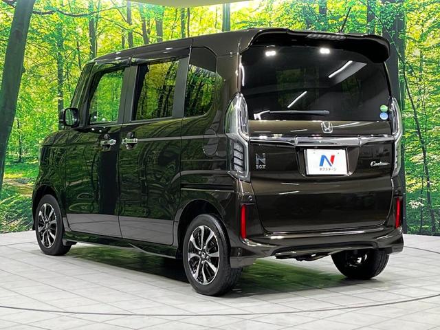 N-BOXカスタム G・Lホンダセンシング 4WD 禁煙車 衝突軽減 純正8型ナビ 電動ドア レーダークルーズ バックカメラ Bluetooth ETC クリアランスソナー 前席シートヒーター LEDヘッドライト LEDフォグ オートエアコン(30枚目)