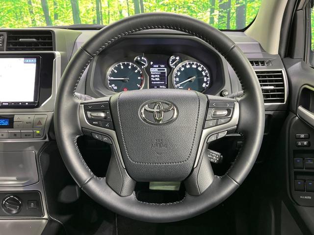 ランドクルーザープラド TX Lパッケージ マットブラックエディション 4WD 禁煙車 衝突軽減 サンルーフ ALPINE9インチナビ バックカメラ シートベンチレーション 前席パワーシート LEDヘッドライト フロントフォグライト レーダークルーズコントロール ETC(13枚目)