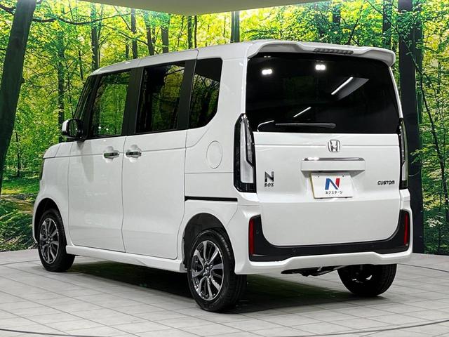 Ｎ－ＢＯＸカスタム ベースグレード　４ＷＤ　届出済未使用車　衝突軽減　両側電動スライドドア　アダプティブクルーズ　ＬＥＤヘッド　前席シートヒーター　クリアランスソナー　レーンキープ　オートハイビーム　電動パーキングブレーキ（28枚目）