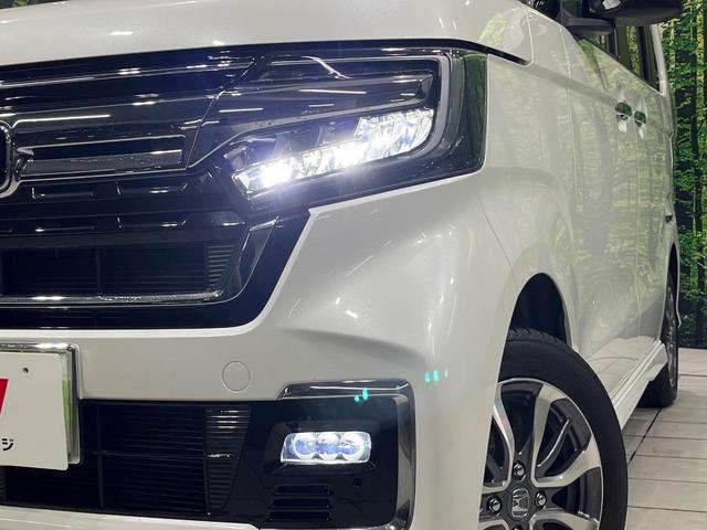 N-BOXカスタム L 4WD 禁煙車 衝突軽減 純正ナビ 両側電動ドア レーダークルーズ バックカメラ Bluetooth クリアランスソナー ETC ドラレコ 前席シートヒーター LEDヘッドライト オートライト(13枚目)