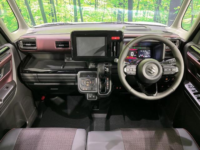 スペーシアカスタム ハイブリッドＸＳ　４ＷＤ　届出済未使用車　衝突軽減　アダプティブクルーズコントロール　前席シートヒーター　ステアリングヒーター　ＬＥＤヘッドライト　ＬＥＤフォグライト　純正１５インチアルミ　スマートキー　オートエアコン（2枚目）