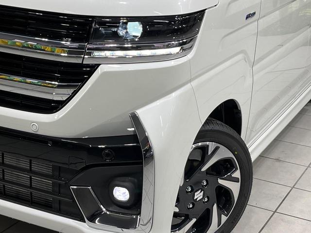 スペーシアカスタム ハイブリッドＸＳ　４ＷＤ　届出済未使用車　衝突軽減　アダプティブクルーズコントロール　前席シートヒーター　ステアリングヒーター　ＬＥＤヘッドライト　ＬＥＤフォグライト　純正１５インチアルミ　スマートキー　オートエアコン（13枚目）