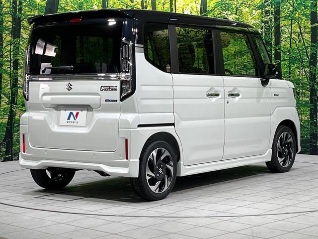 スペーシアカスタム ハイブリッドＸＳ　４ＷＤ　届出済未使用車　衝突軽減　アダプティブクルーズコントロール　前席シートヒーター　ステアリングヒーター　ＬＥＤヘッドライト　ＬＥＤフォグライト　純正１５インチアルミ　スマートキー　オートエアコン（18枚目）
