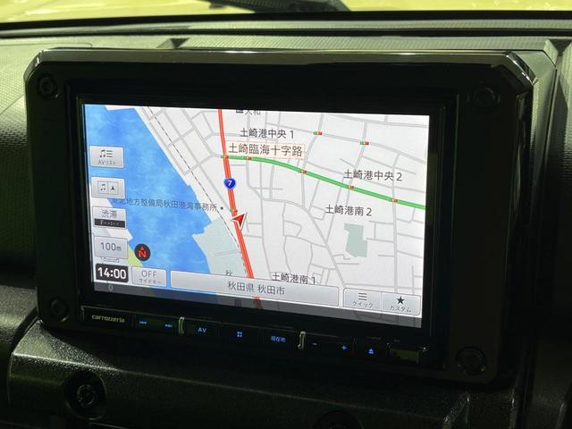 ジムニー ＸＣ　４ＷＤ　禁煙車　衝突軽減　８インチナビ　ＥＴＣ　デジタルインナーミラー　ドライブレコーダー　前席シートヒーター　ＬＥＤヘッド　クルーズコントロール　フォグランプ　オートハイビーム　スマートキー（4枚目）
