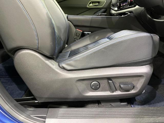 エクストレイル オーテック e-4ORCE 禁煙車 衝突軽減 プロパイロット 純正12.3型ナビ 全周囲カメラ ETC2.0 ドラレコ パワーバックドア 黒革シート 前席パワーシート 全席シートヒーター ルーフレール 純正20インチアルミ(53枚目)