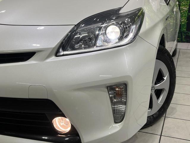 プリウス S 禁煙車 純正ナビ バックカメラ 寒冷地仕様 HIDヘッドライト フォグライト ETC ドラレコ スマートキー シートリフター Bluetooth オートライト 純正15インチアルミ(13枚目)