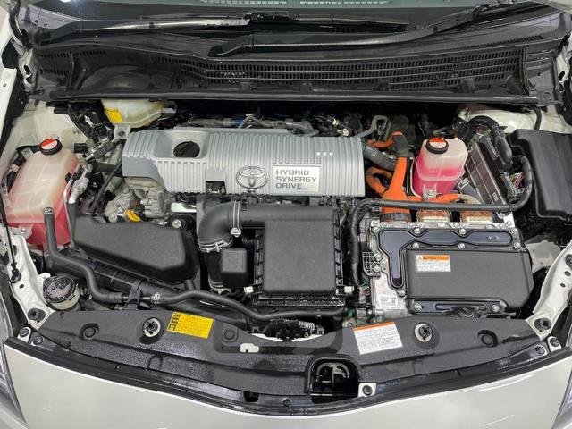 プリウス S 禁煙車 純正ナビ バックカメラ 寒冷地仕様 HIDヘッドライト フォグライト ETC ドラレコ スマートキー シートリフター Bluetooth オートライト 純正15インチアルミ(19枚目)