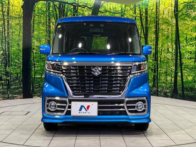 スペーシアカスタム ハイブリッドＸＳターボ　４ＷＤ　両側電動スライド　ＳＤナビ　バックカメラ　セーフティサポート　アダプティブクルーズ　禁煙車　前席シートヒーター　クリアランスソナー　スマートキー　ＬＥＤヘッド　ＥＴＣ　オートハイビーム（14枚目）