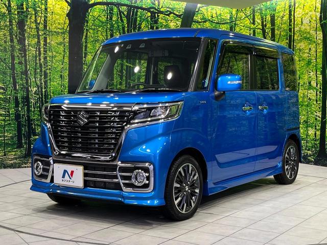 スペーシアカスタム ハイブリッドＸＳターボ　４ＷＤ　両側電動スライド　ＳＤナビ　バックカメラ　セーフティサポート　アダプティブクルーズ　禁煙車　前席シートヒーター　クリアランスソナー　スマートキー　ＬＥＤヘッド　ＥＴＣ　オートハイビーム（51枚目）