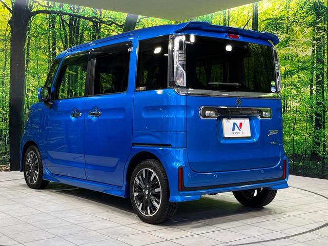 スペーシアカスタム ハイブリッドＸＳターボ　４ＷＤ　両側電動スライド　ＳＤナビ　バックカメラ　セーフティサポート　アダプティブクルーズ　禁煙車　前席シートヒーター　クリアランスソナー　スマートキー　ＬＥＤヘッド　ＥＴＣ　オートハイビーム（53枚目）