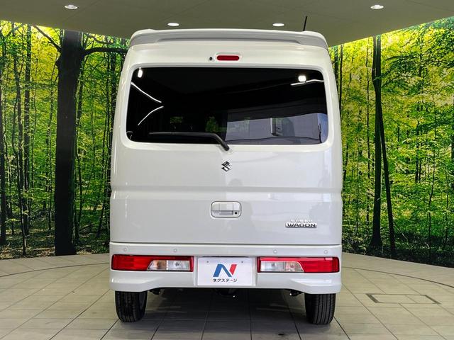 エブリイワゴン PZターボスペシャル 4WD 届出済未使用車 両側電動スライド セーフティサポート シートヒーター クリアランスソナー スマートキー LEDヘッド オートハイビーム 車線逸脱警報 誤発進抑制機能 オートライト フォグライト(15枚目)