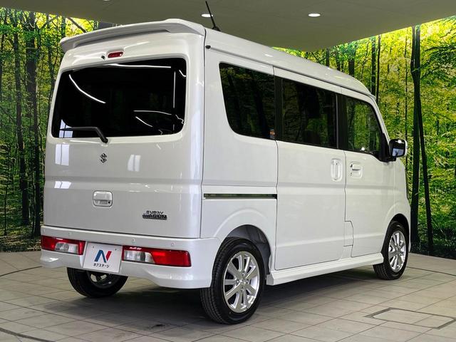 エブリイワゴン PZターボスペシャル 4WD 届出済未使用車 両側電動スライド セーフティサポート シートヒーター クリアランスソナー スマートキー LEDヘッド オートハイビーム 車線逸脱警報 誤発進抑制機能 オートライト フォグライト(17枚目)