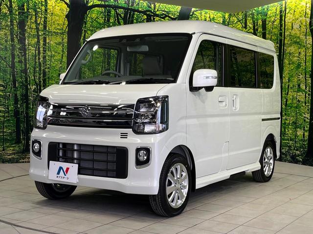 エブリイワゴン PZターボスペシャル 4WD 届出済未使用車 両側電動スライド セーフティサポート シートヒーター クリアランスソナー スマートキー LEDヘッド オートハイビーム 車線逸脱警報 誤発進抑制機能 オートライト フォグライト(38枚目)