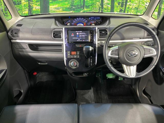 タント カスタムRS トップエディションSAIII 4WD 両側電動スライド SDナビ バックカメラ スマートアシストIII 禁煙車 ハーフレザーシート シートヒーター クリアランスソナー スマートキー LEDヘッド ETC オートハイビーム(2枚目)