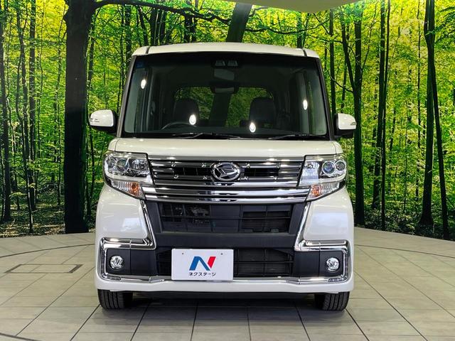 タント カスタムRS トップエディションSAIII 4WD 両側電動スライド SDナビ バックカメラ スマートアシストIII 禁煙車 ハーフレザーシート シートヒーター クリアランスソナー スマートキー LEDヘッド ETC オートハイビーム(14枚目)