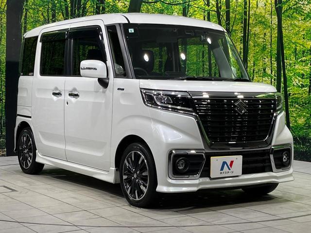 スペーシアカスタム ハイブリッドXSターボ 4WD SDナビ セーフティサポート 禁煙車 ハーフレザーシート ドラレコ コーナーセンサー クルコン スマートキー LEDヘッド ETC オートハイビーム 車線逸脱警報 オートライト(16枚目)