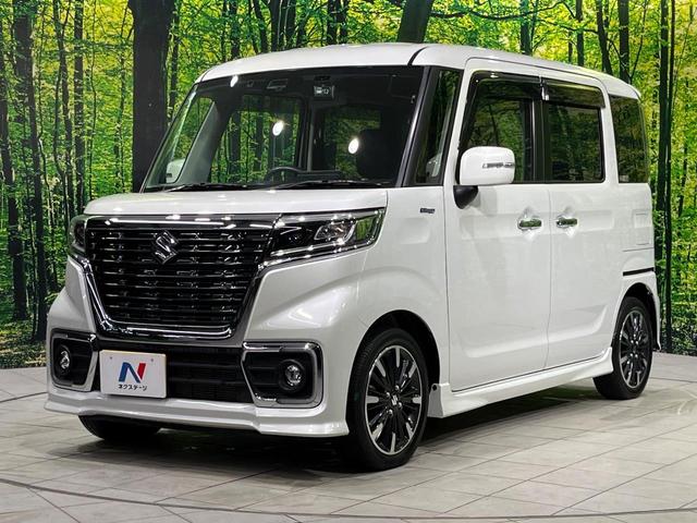 スペーシアカスタム ハイブリッドXSターボ 4WD SDナビ セーフティサポート 禁煙車 ハーフレザーシート ドラレコ コーナーセンサー クルコン スマートキー LEDヘッド ETC オートハイビーム 車線逸脱警報 オートライト(44枚目)