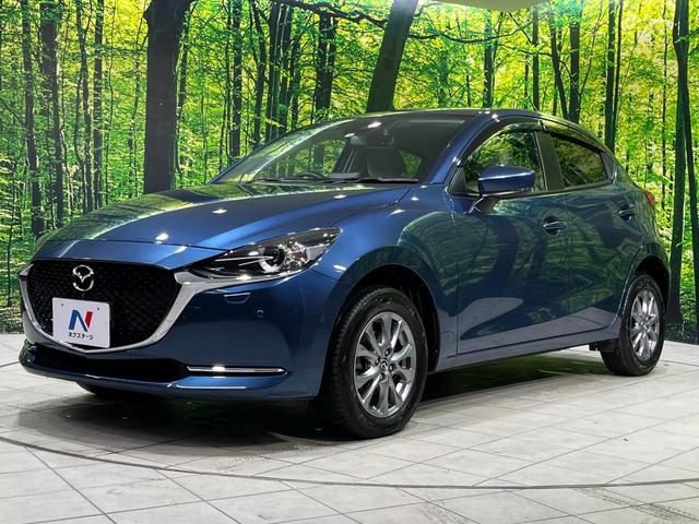 MAZDA2 XD サンリットシトラス 4WD ターボ マツダコネクトナビ 全周囲カメラ アドバンストスマートシティブレーキサポート 禁煙車 ドラレコ コーナーセンサー スマートキー LEDヘッド ビルトインETC オートハイビーム(46枚目)